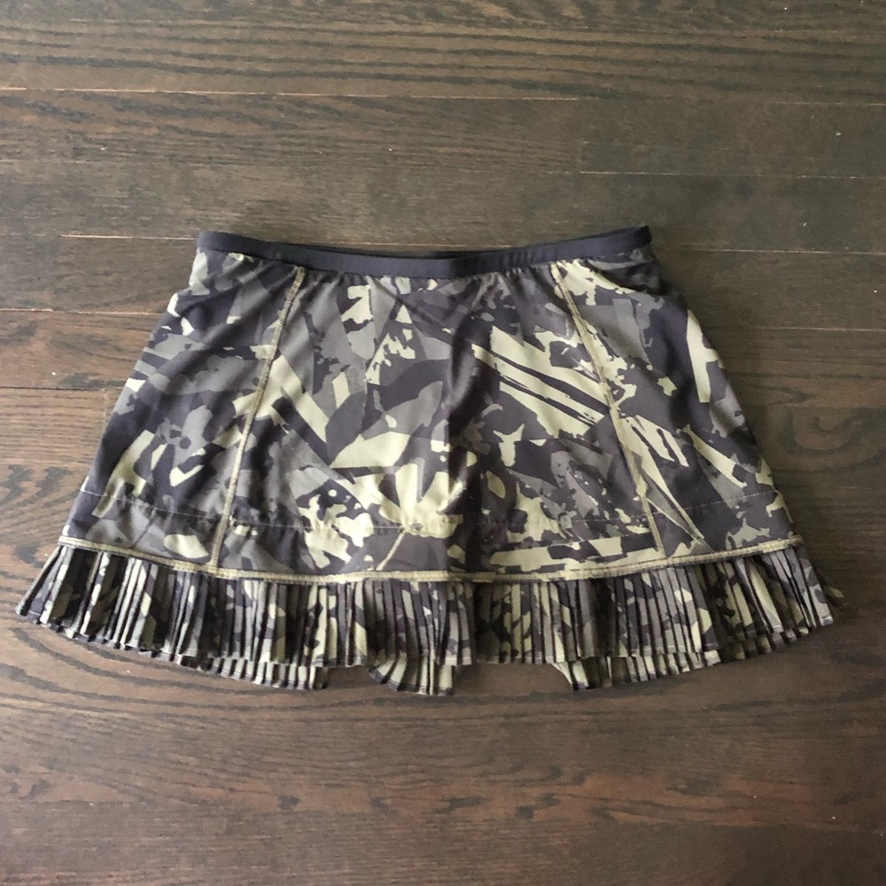Lily lemon Athletic Pleated Skirt (short)
